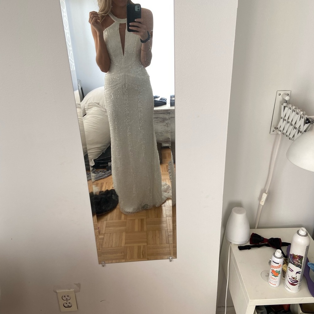 Never worn wedding dress - Adrianna Papell Lenora - Picture 3 of 4